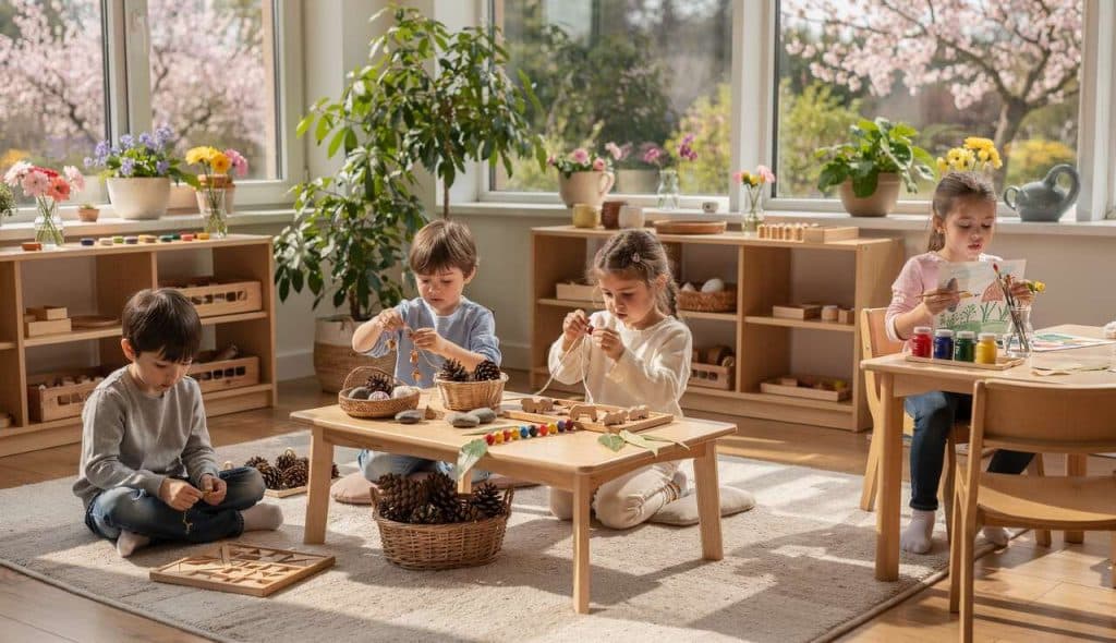 Activités Montessori DIY pour le Printemps à la Maison