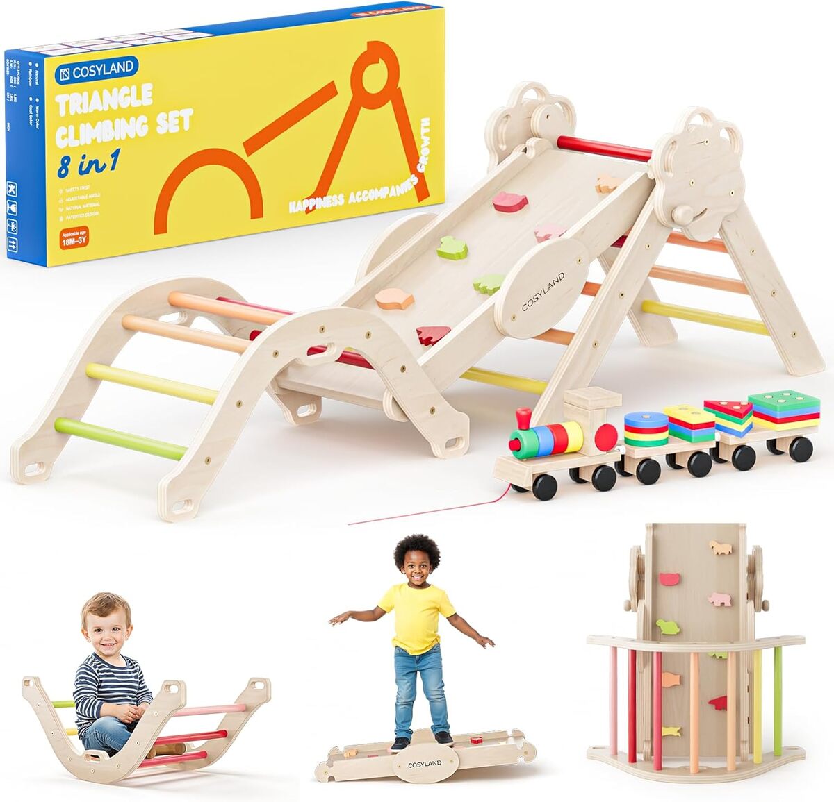 Test de l'arche pliable Montessori 8-en-1 Cosyland