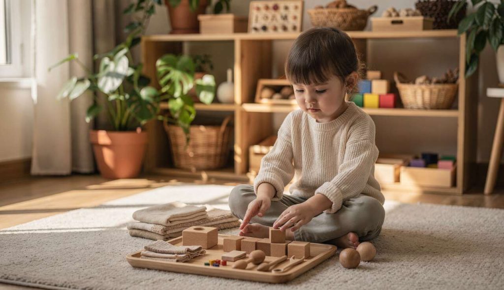 Montessori et le jeu d'imitation : une contradiction ?