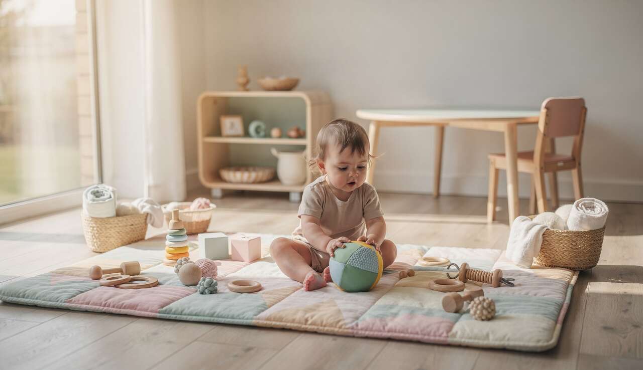 Jeux sensoriels pour les b&eacute;b&eacute;s d&egrave;s 6 mois