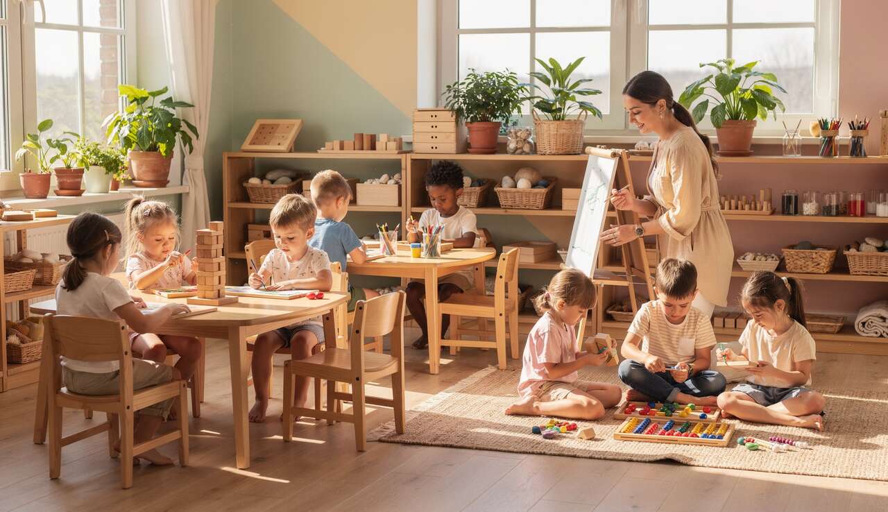 Éveiller l'intérêt de l'enfant : approche Montessori