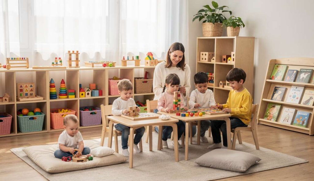 Activités Montessori pour bébés, tout-petits et préscolaires