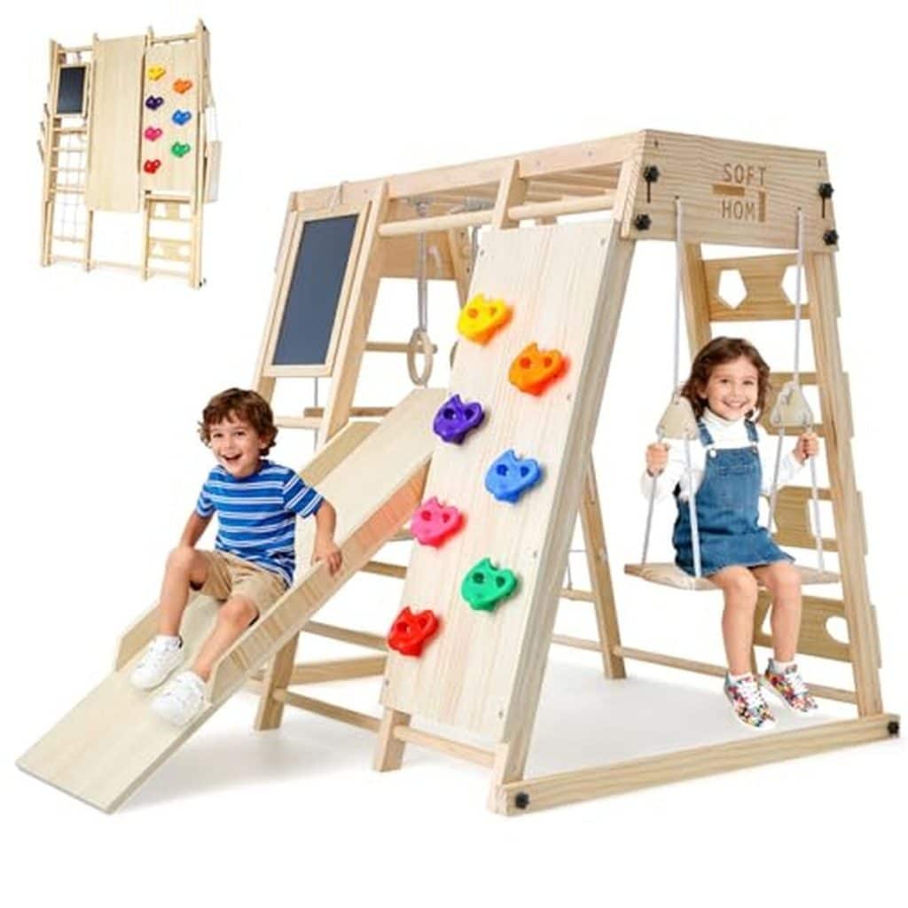 Test : aire de jeux multifonctionnelle SOFTHOM 10 en 1 pour enfants