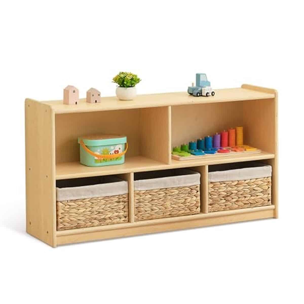 Test de l'étagère Montessori OOOK en bois pour enfants