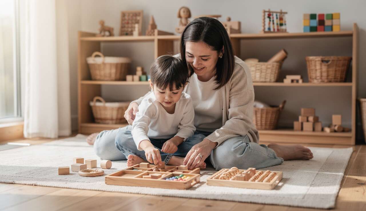 Les b&eacute;n&eacute;fices de la m&eacute;thode montessori &agrave; la maison