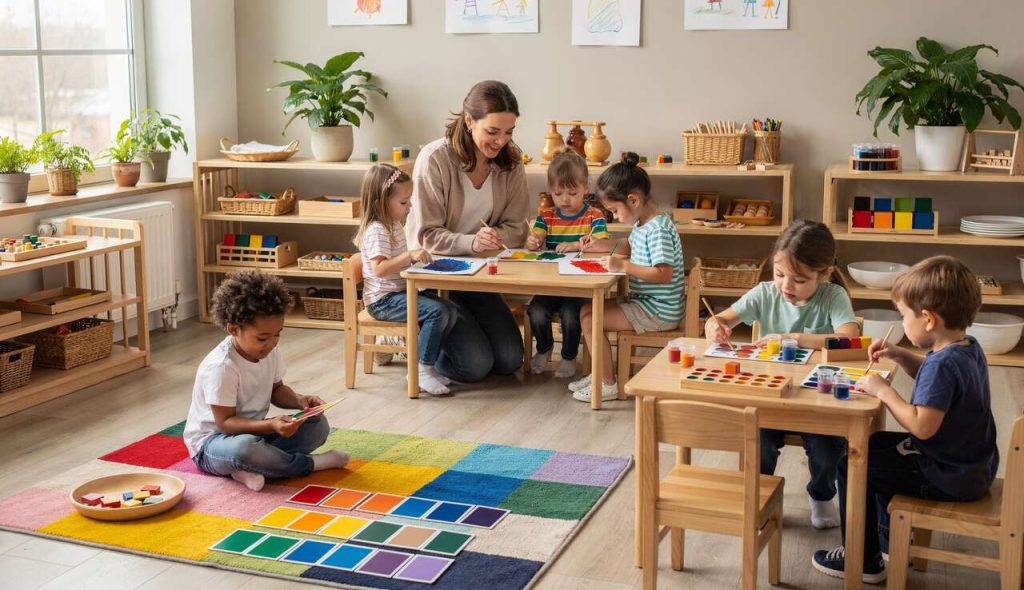 Activités montessori couleurs : idées populaires