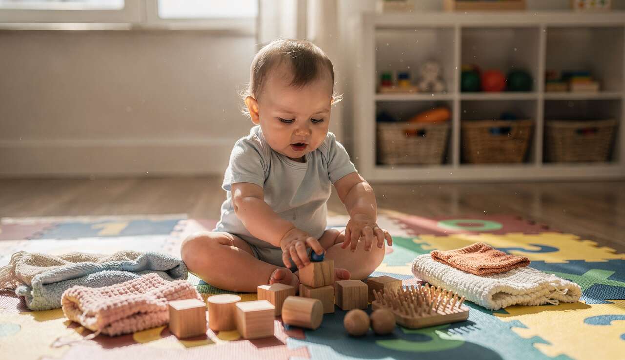 Activit&eacute;s sensorielles : exploration des textures