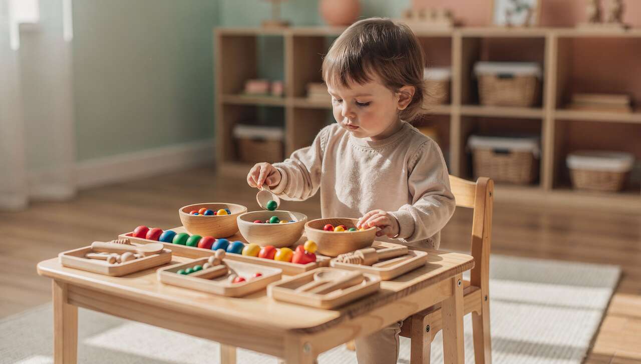Activités Montessori pour enfants de 2 ans