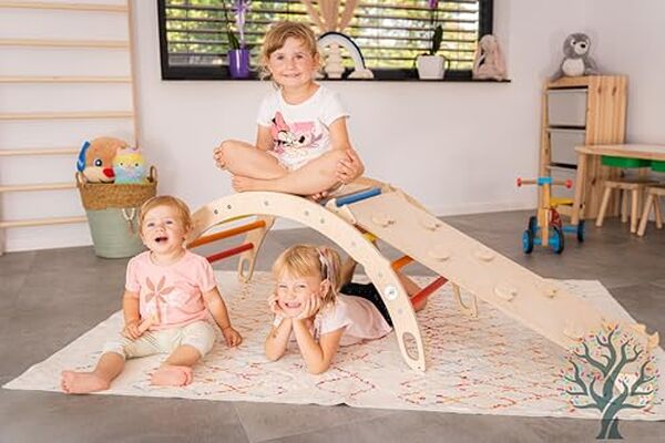 Découvrez notre évaluation complète de l'arche d'escalade et toboggan 2-en-1 de WoodsCraft, un outil Montessori innovant alliant jeu et apprentissage pour les enfants.