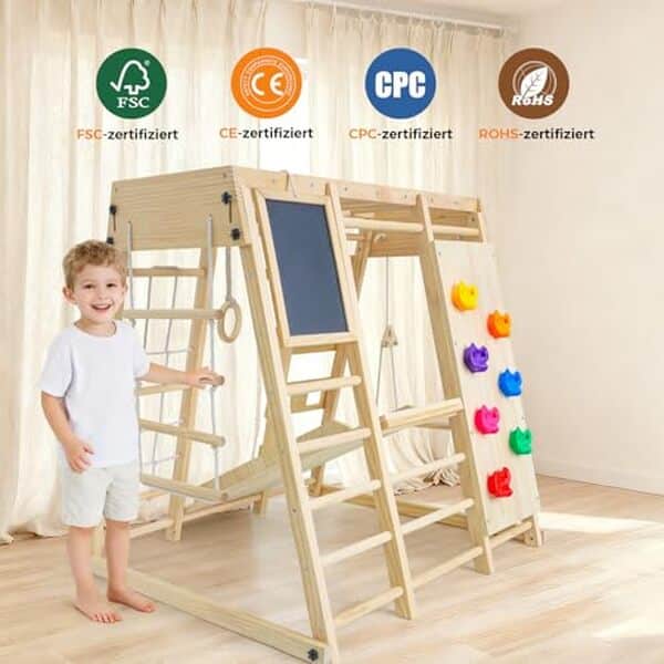 Découvrez l'aire de jeux pliable Softhom 10 en 1, un espace amusant et sécurisant pour stimuler l'imagination et la motricité des enfants. Pratique et facile à ranger, c'est l'allié incontournable pour petits espaces.