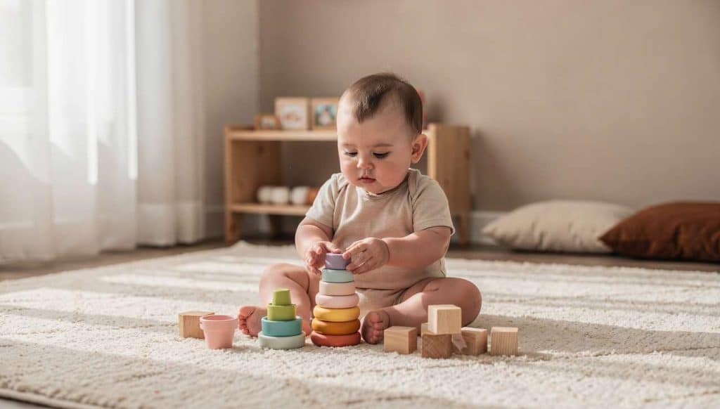 Activités Montessori pour bébés de 9 à 12 mois