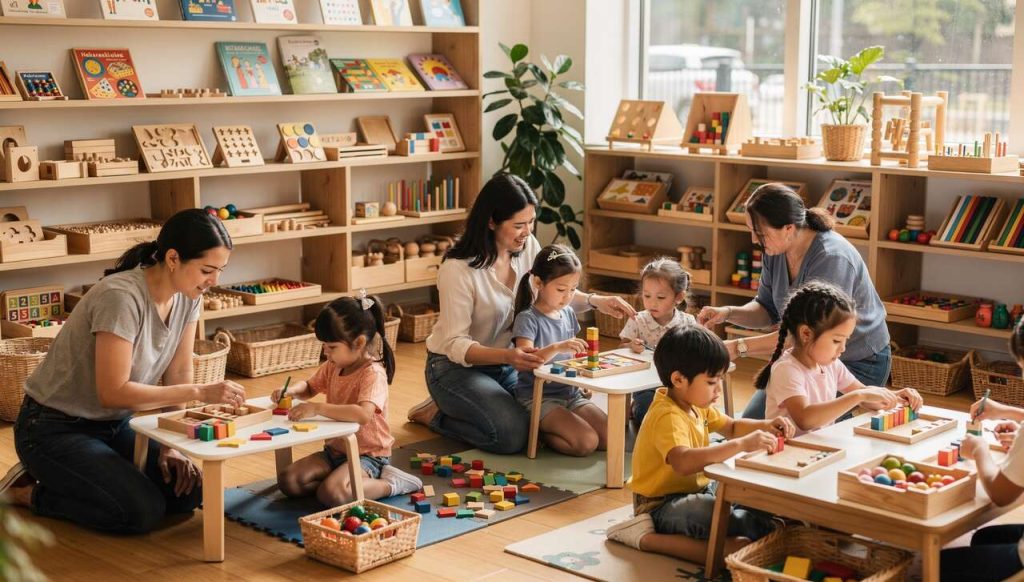 Développer les compétences Montessori au magasin