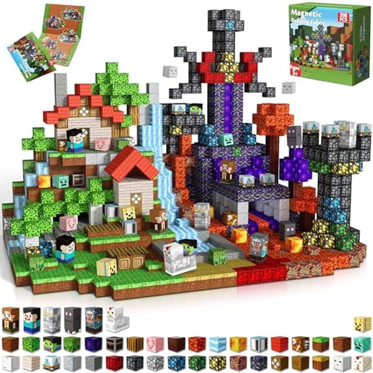 Test : blocs magnétiques 500 cubes de construction pour enfants