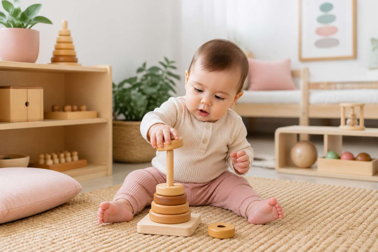 Activités Montessori pour bébés de 6 à 9 mois