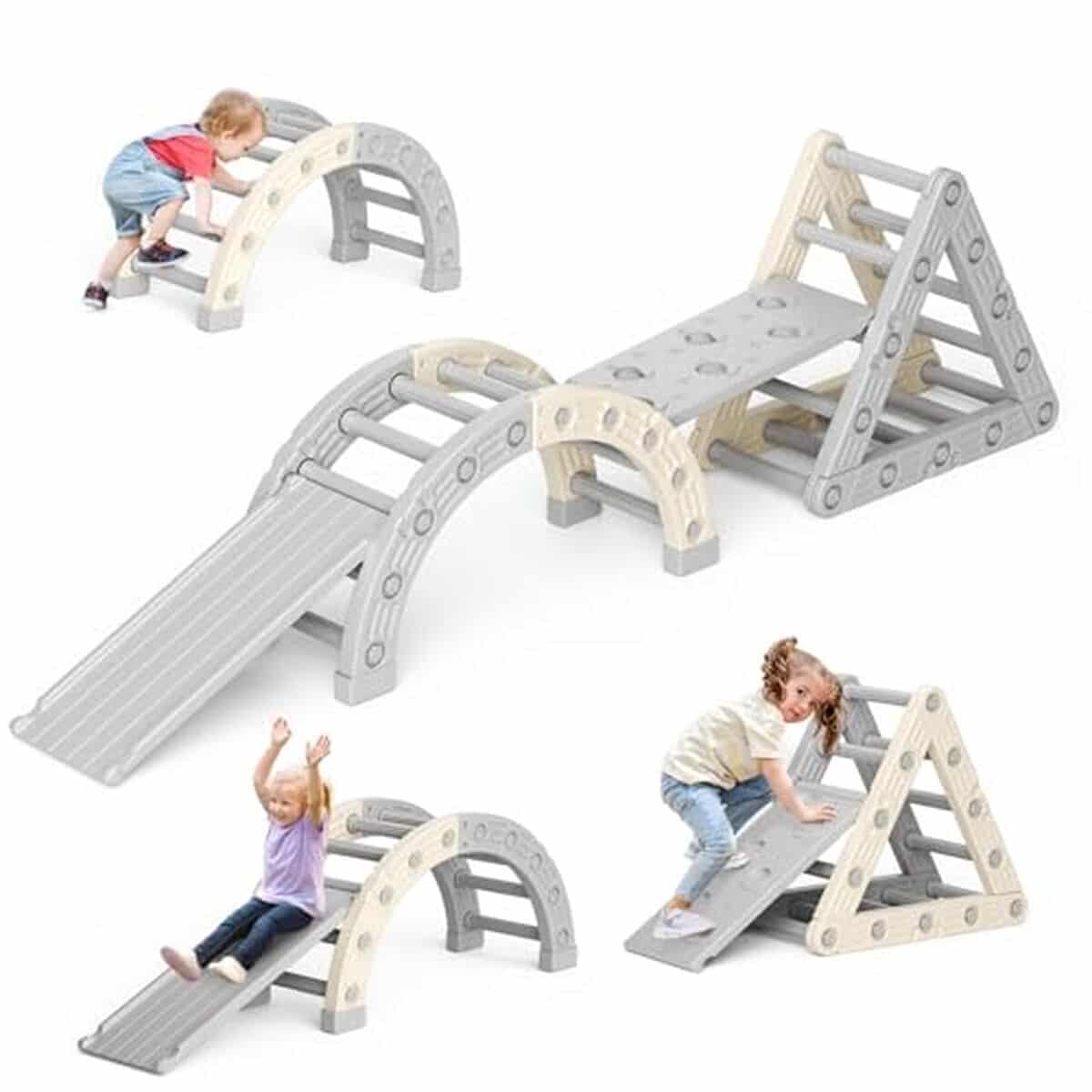 Test du kit d'escalade CUPCHID Montessori 10 en 1 : un jeu d'intérieur polyvalent pour tout-petits