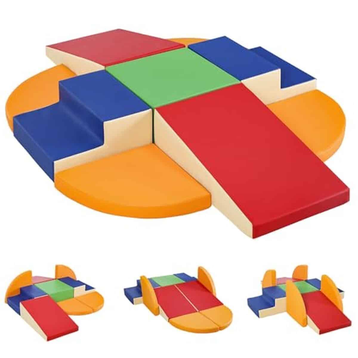 Test du parcours motricité bébé 9 pièces de Descala : l'ensemble antidérapant éducatif