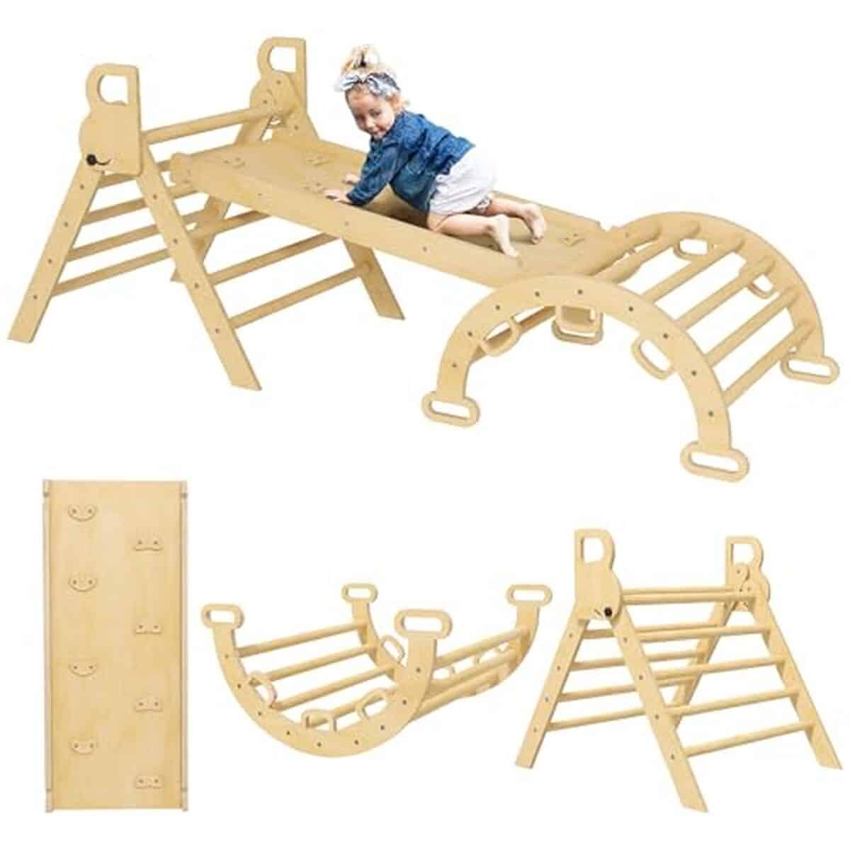 Test du triangle d'escalade AIYAPLAY 5 en 1 pour enfants