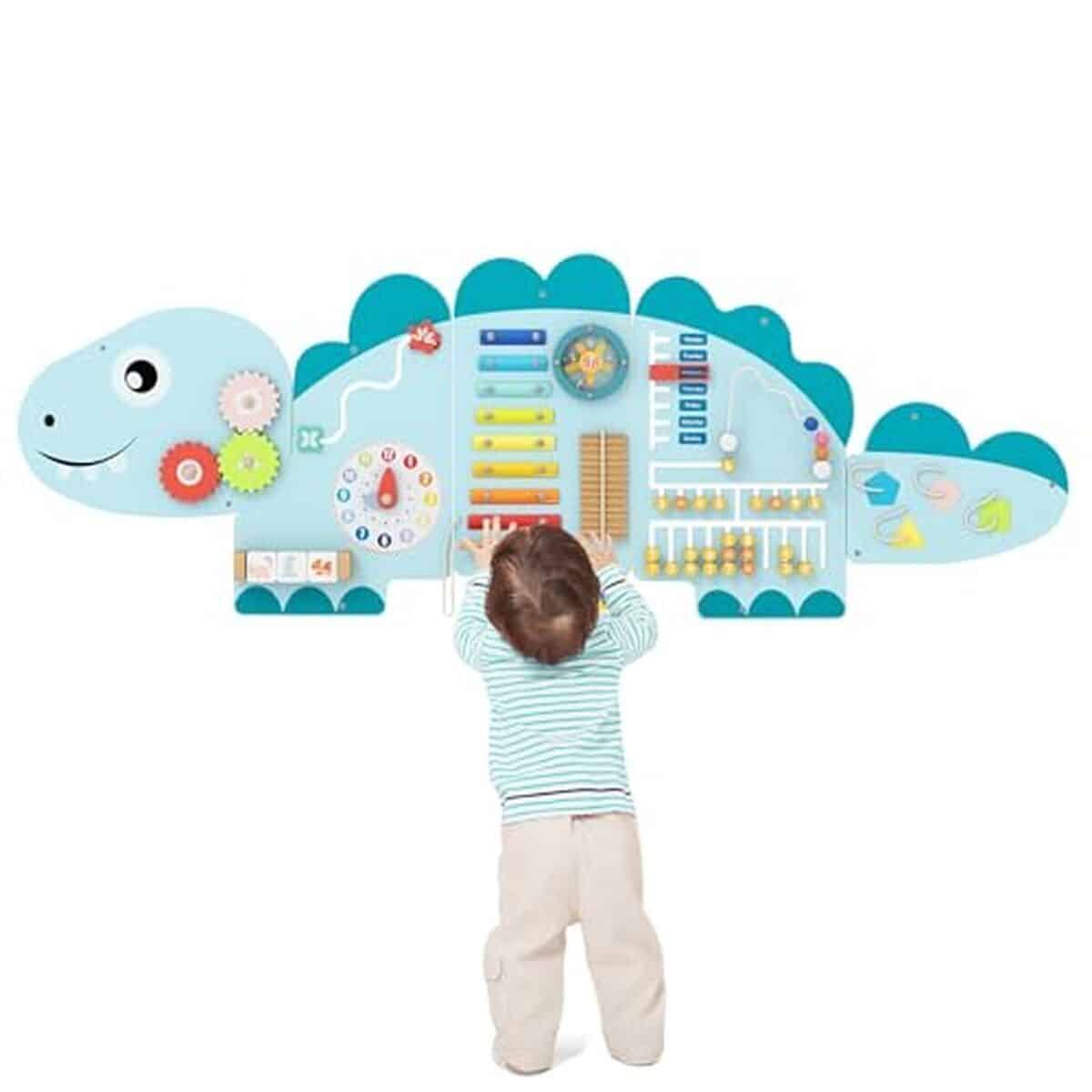 Test : planche murale activité dinosaure Goplus Montessori